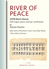RIVER OF PEACE for SATB divisi chorus SATB choral sheet music cover